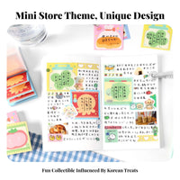 Non-Sticky Note Pad Korean Design Non-Sticky Notepad Lightweight Mini Memo Pad for Journaling Enthusiasts, Professionals, Scrapbooking, School, Office