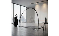 Golf Practice Net Rectangular Golf Base Training Black-Framed Frame Sports Gear
