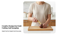 Tropical Fruit Uncover Er Easy to Operate Tropical Fruit Uncover Er Spoon Kitchen Utensil Long-Lasting Multifunctional