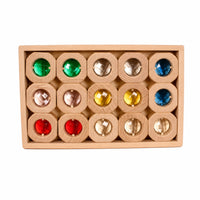 Gem Blocks with Tray Sensory Gem Cubes Stacking Toy for Young Children, Light Table, Classroom