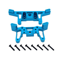1/12 RC Aluminum shock mount Bracket Anodized Finish Aluminum Shock Mount Set Wear-Resistant RC Car Part for Rough Terrain