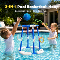 Kids Water Play Table with Fishing and Dishwashing Simulation