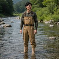 Fishing Wader Trousers Anti-Slip Hip Boot Waders Adjustable Straps Outdoor Gear for Fishermen, Anglers, Wading