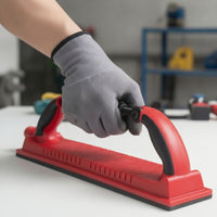 Versatile Sanding Board with Dust Extraction Rectangular Longboard Hand Sanding Block Ergonomic Hand Sander with Handle Lightweight for Woodworkers