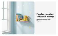 Clear Levitateing Shelf Space Saving Clear Book Ledge Safe Rounded Edges