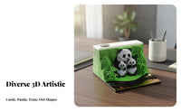 Paper Carving Desk Ornament Creative Design 3D Tear-Away Calendar Unique Gift Dimensional Art Memo Pad for Students, Friends, Study Room, Home