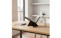 Book Display Stand Minimalist Bookstand with Slanted Surface Desktop Book Stand Modern Furniture Angular for Readers, Study