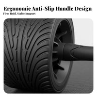 Nonslip Grip Ab Wheel Non-Slip Ab Roller Ergonomic Handles Abs Workout Roller Portable Design for Men, Women, Beginners, Home Use, Gym