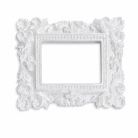 Baroque Frame Miniature Ornate Frame Small Oval for Photographers, Tabletop Decor, Flat Lays