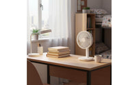 Automatic Oscillation USB Desktop Fan Brushless Engine USB Desk Fan Multi-Speed Control for Students, Office Workers, Dorm Room, Bedroom