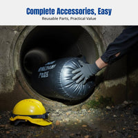 Leak Test Ball, Rubber Pressure Test Ball, Inflatable Water Blocking Bladder, DN50-600, High Wear Resistance, Complete Accessories