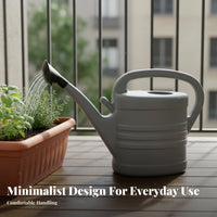 Gentle Shower Spray Plastic Watering Can with Sprinkler Head Lightweight Sprinkler Head Watering Can Leak-Proof Design Plastic Garden Water Pot Wide Mouth Opening for Gardeners, Balcony, Patio, Indoor Plants