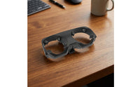 Cup Holder Frame with Mounting Tabs Replacement Center Console Cup Holder Low-Profile Compact Console  for DIY Mechanics