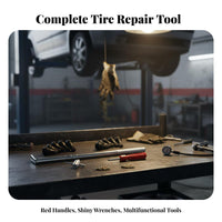 23pcs Universal Fit Tire Valve Stem Installation Tool Kit Multi-Functional Tire Valve Stem Tool Set Easy to Use for Mechanics, Car Owners, Garage