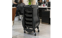 Salon Trolley Cart 5-Tier Salon Cart with Drawers Multipurpose Hairdresser Trolley for Barbers