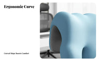 Office Chair Neck Pillow Multi-Functional Ergonomic Chair Headrest Desk Resting Pillow Pressure Relief Viscoelastic Foam Neck