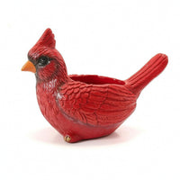 Cardinal Planter Textured Bird Planter Plant Pot Indoor Flowerpot Vibrant for Succulent Enthusiasts, Windowsill, Shelf