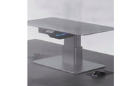 Display Stand with Docking Station Ergonomic Electric Display Stand Quiet Electric Desk Riser for Professionals, Gaming Aficionados