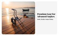 Stainless Steel Boat Rod Holder Clamp on Fishing Rod Holder Boating Accessory 360° Rotation Sturdy Duty