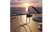 Stainless Steel Life Hoop Holder Life Hoop Bracket Preserver Wall Mount for Yacht, Boat