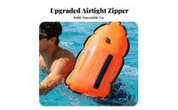 Transparent Handle Shaped Rescue Buoy Two-Chamber Buoy with Phone Pocket