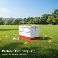 Foldable Pigeon Enclosure Well-Ventilated Portable Pigeon Training Enclosure Plastic Avian Transport Box Breathable Design Pet