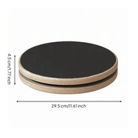 Core Strengthening Balance Board Compact Wooden Balance Board Splinter without Splinters Fitness Equipment Dynamic for Athletes