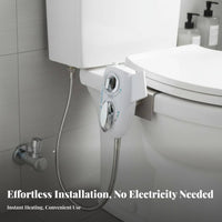 Non-Electric Bidet Attachment Easy Installation Non-Electric Bidet Simple Washroom Fixture for Seniors, People with Mobility Issues, Home