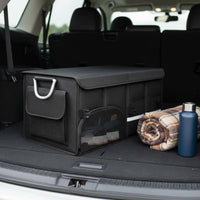 Trunk Storage Box Multi-Compartment Foldable Vehicle Organizer Waterproof Foldable Cargo Container for Camping