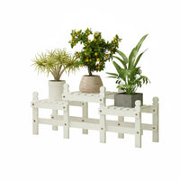 Simple Design Multi-Tier Planter Rack Long-Lasting Finish Plant Stand Sturdy Construction Display Shelf Easy Assembly for Gardeners, Homeowners, Balcony, Living Room, Bedroom, Hallway