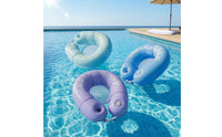 Air Valves Inflatable Water Sofa Front Buckle U-Loop Pool Lounger Smooth Body Mesh Seat Buoyant Seat Ergonomic Design