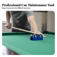2 Pieces Accurate Measurement Pool Cue Straightness Checker High Precision Cue Straightness Checker Effortless Rolling