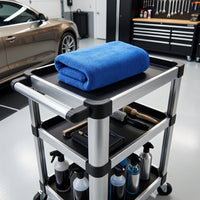 Highly Absorbent Drying Towel Microfibre Cloth, 32cm x 68cm Microfibre Towel for Car Exterior and Glass, Detailing and Interior Cleaning