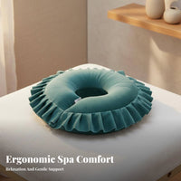 Pressure Relief U-Shaped Face Pillow Ergonomic Support Memory Foam Face Down Pillow Soft & Comfortable for Beauticians, Medical Facility