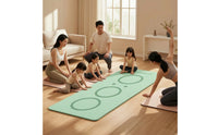 Extra-Large Exercise Mat with Carrying Strap Textured Exercise Mat with Bag Portable Roll-up for Yogis, Fitness Enthusiasts, Floor Workouts, Home Gym
