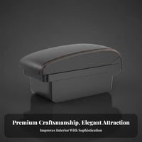 Arm Support Universal Car Armrest Box Long-Lasting Center Console Storage Box Easy Installation for Road Trips