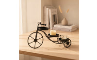 Tricycle Candle Holder Decorative Tricycle Candlestick Stand Metal Tabletop for Home Decor, Dining Table
