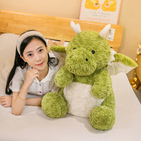 Cute Dinosaur Plush Toy Stuffed Animal Pillow for Kids Birthday Gift