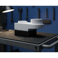 Push-Pull Design CNC Spindle Dust Shoe Easy to Install Spindle Dust Cover Wider Suction Area Machine Accessory Sturdy Material for Engraving, Woodworking