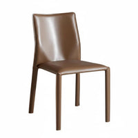 Minimalist Design Upholstered Armless Chair Stackable Upholstered Armless Side Chair Light Luxury Design Dining Seating Ergonomic Back Support for Interior Designers, Homeowners, Apartment Dwellers, Restaurant, Living Room
