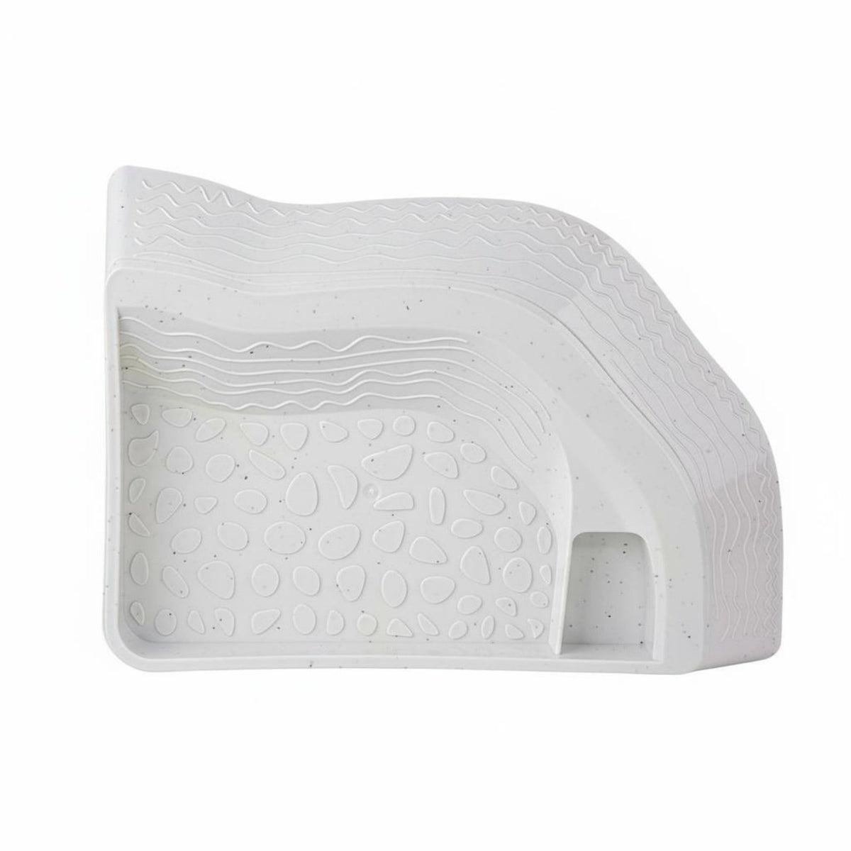 Double-Function-Function Turtle Soaking Pool Easy to Clean Turtle Feeding Station with Water Bowl Non-Slip Surface Tortoise Water Bowl with Ramp Thickened Material for Terrarium, Vivarium
