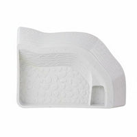 Double-Function-Function Turtle Soaking Pool Easy to Clean Turtle Feeding Station with Water Bowl Non-Slip Surface Tortoise Water Bowl with Ramp Thickened Material for Terrarium, Vivarium