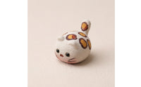 Handmade Cat Tea Pet Hand-Crafted Clay Tea Pet Decorative Figurine Textured for Desk