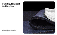 connecting Rubber Gym Tile impact Absorbent connecting Tile Noise Reducing Non-Skid for Fitness devotees, Basement