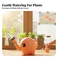 Elephant Watering Can Creative Design Cartoon Animal Watering Pot Long Spout Kids Sprinkler Pot for Young Children, Indoor Plants, Beach, Washroom