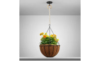 Decorative Hanging Planter Hanger Handmade Hanging Rope Planter Bohemian Style Woven Pot Holder for Garden, Balcony, Indoor