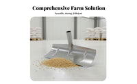 Manure Rake Head Versatile Grain Spreading Rake Head Manganese Steel Scraper Blade Wear Resistant Winter Pusher Blade