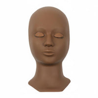 Eyelid Pair Eyelash Extension Training Head Neck Base Eyelash Extension Mannequin Head Reusable