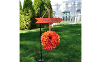 Shepherd's Hook Iron Garden Shepherd's Hook Outdoor Decor Black Pointed Base