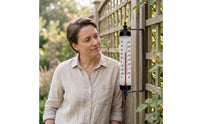 Outdoor Thermometer Metal Wall Thermometer Easy-Read Instrument for Garden, Patio
